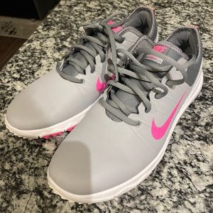 Nike FI IMPACT 2 Women's Golf Shoes Grey Pink LIKE NEW